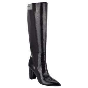 (W) Guess Black Chunky Heel